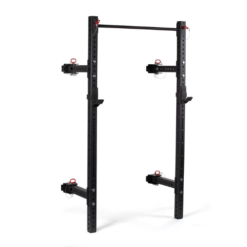 Titan X-3 Series Folding Power Squat Rack against white background