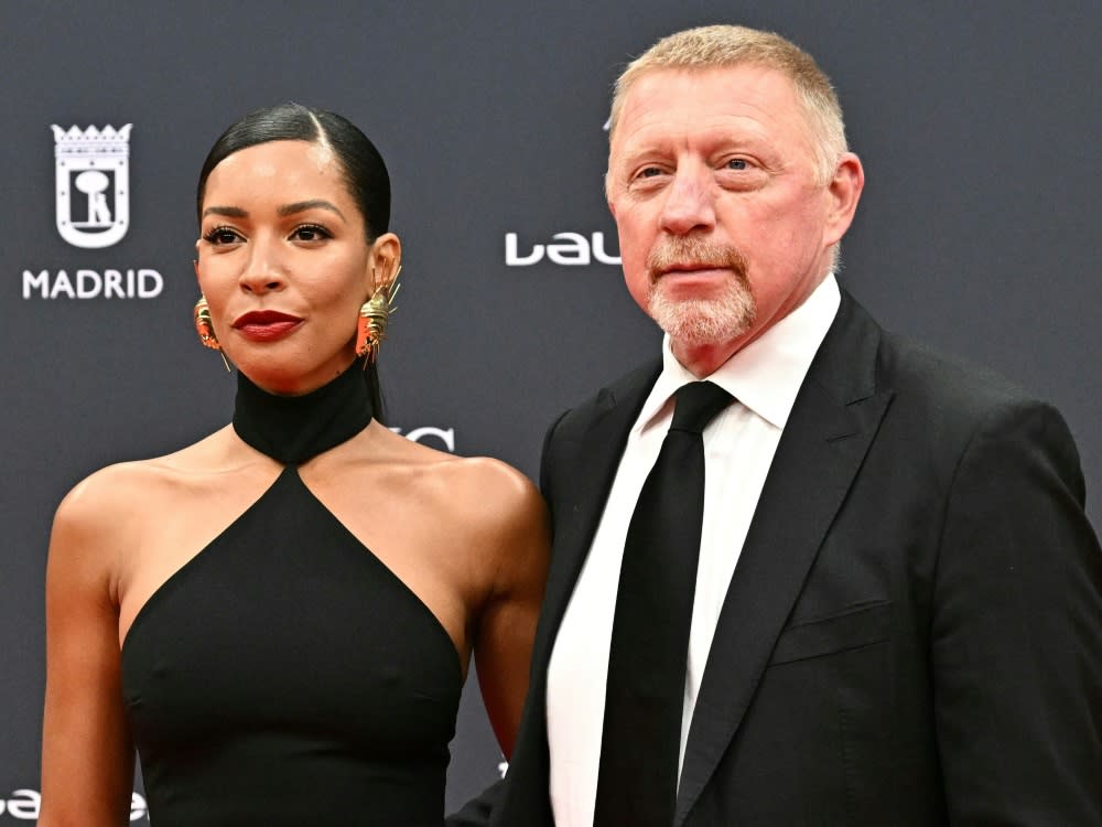 Boris Becker bei den Laureus-Awards mit Partnerin Lilian de Carvalho Monteiro (JAVIER SORIANO)