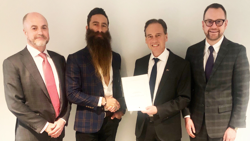 Skin Check Champions meeting with Greg Hunt MP. (Source: Skin Check Champions)