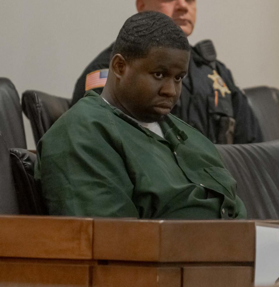 Avery Hopes in Monmouth County Superior Court for his sentencing for attempted murder of Denzel Morgan-Hicks.
