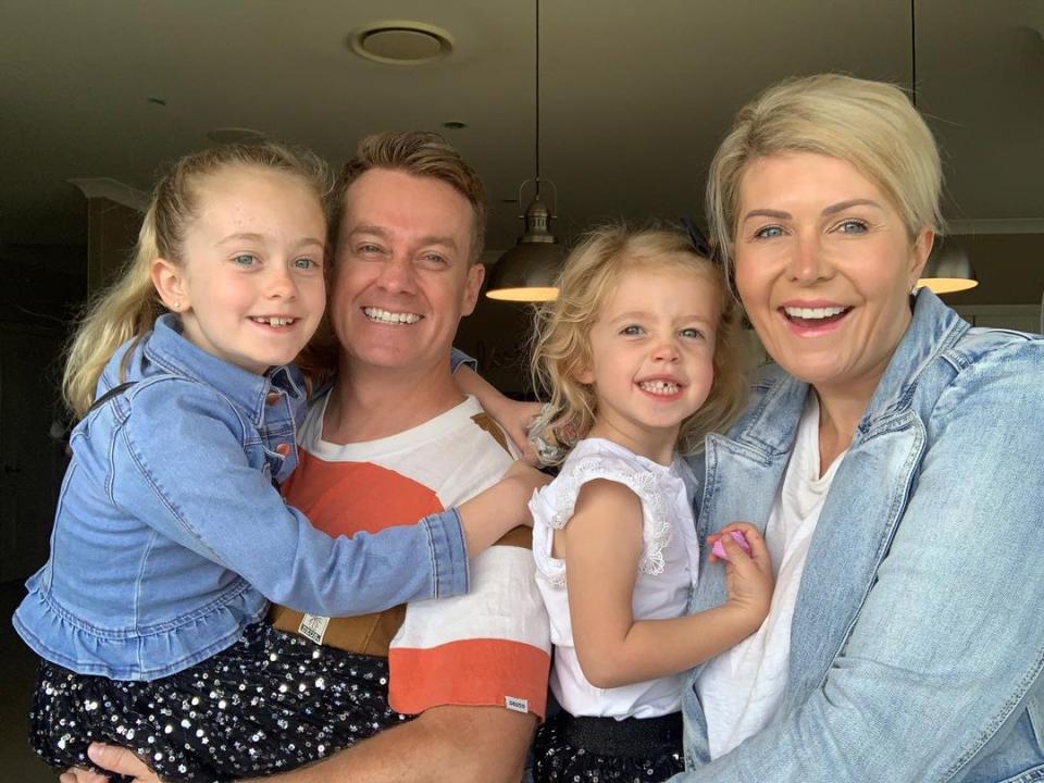 Grant revealed that Chezzi was his producer on Sunrise and when news of their relationship was leaked, she was fired from the show. Photo: Instagram/Grant Denyer