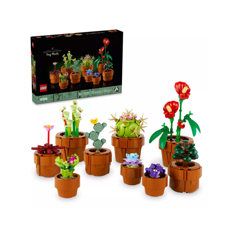 LEGO Icons Tiny Plants Build and Display Set