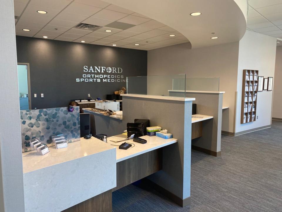 The new third floor of the Van Demark building on Sanford's main campus now houses the entire sports medicine department.