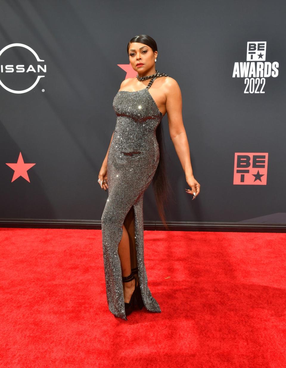 Taraji P. Henson at the 2022 BET Awards (Getty Images for BET)