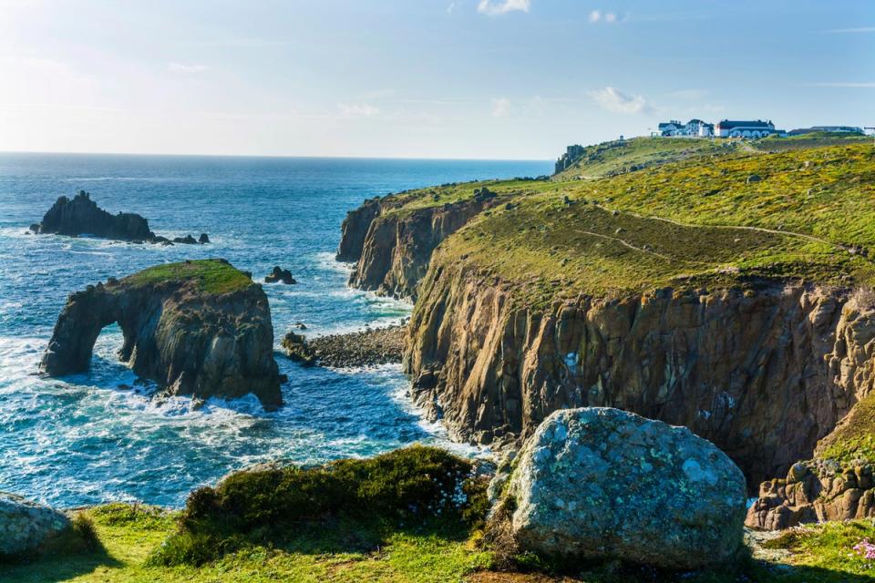 Rock formations on part of the Land’s End coast (Getty Images/iStockphoto)