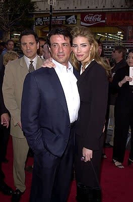 Frank Stallone , Sylvester Stallone and Jennifer Flavin at the Hollywood premiere of Warner Brothers' Driven