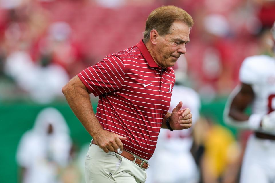 Alabama's Nick Saban is retiring after rebuilding Alabama to the top of the college football world. His recruiting classes will put his successor in good position to keep winning.