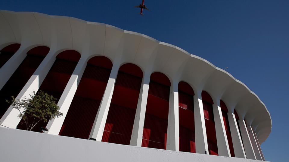 The exterior of The Forum in Inglewood