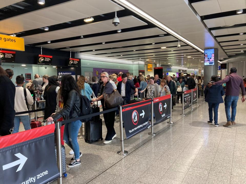 Airports across the country were overwhelmed by an influx of passengers over the Platinum Jubilee weekend (Ben Smith/PA) (PA Wire)