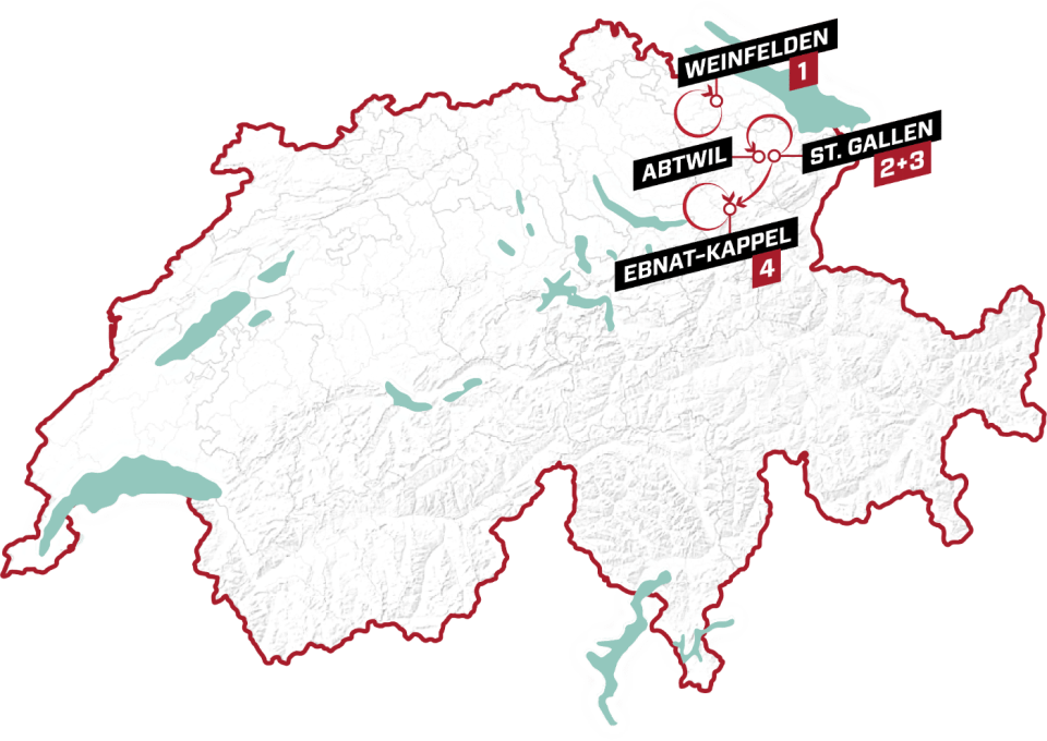 Tour de Suisse Women 2023 route