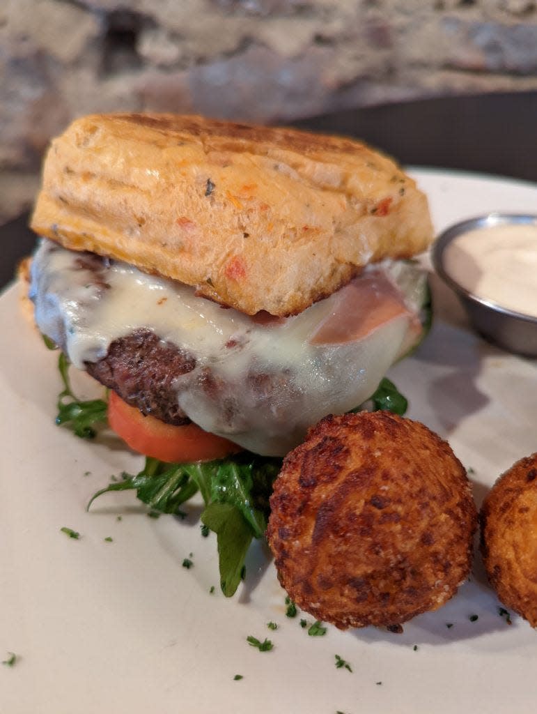 Tuscany Burger by Chef Lance's on Phillips for 2022 Burger Battle