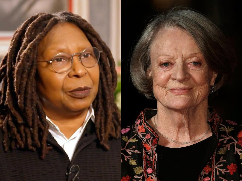 Whoopi Goldberg and Maggie Smith (ITV / Getty)