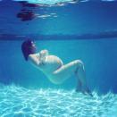 <p>Alanis Morisette has always been in touch with nature so it’s no surprise she turned herself into a pregnant mermaid while expecting her second child with husband Mario “Souleye” Treadway. The singer mastered the art of the naked pregnant photo when she Instagrammed a photo of herself skinny-dipping. [INSTAGRAM] </p>