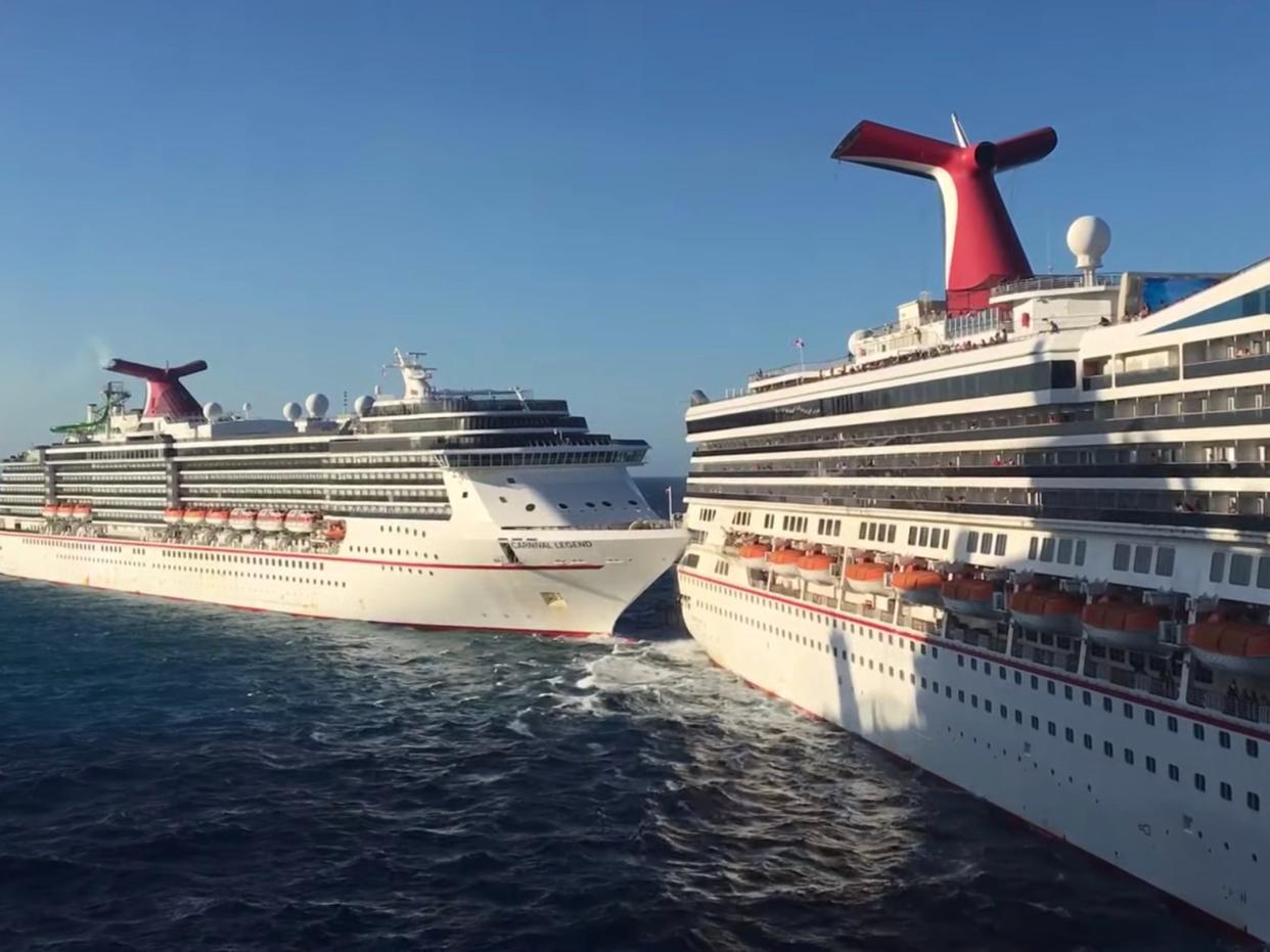 Carnival ship crash