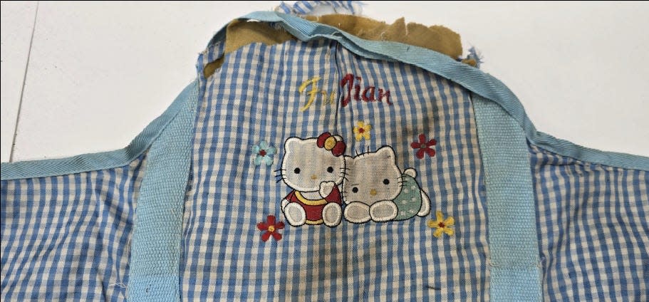 A piece of North Korean clothing depicting Hello Kitty.