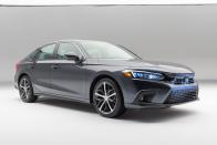 <p><a href="https://www.caranddriver.com/honda/civic" rel="nofollow noopener" target="_blank" data-ylk="slk:The Honda Civic earns top marks;elm:context_link;itc:0;sec:content-canvas" class="link ">The Honda Civic earns top marks</a> across the board in both sedan and hatchback form. The latest generation of Honda's compact car recently took home gold in <a href="https://www.caranddriver.com/reviews/comparison-test/a37418355/2022-honda-civic-vs-2021-hyundai-elantra-mazda-3-nissan-sentra-toyota-corolla-volkswagen-jetta-compared/" rel="nofollow noopener" target="_blank" data-ylk="slk:a six-car comparison test;elm:context_link;itc:0;sec:content-canvas" class="link ">a six-car comparison test</a>. Credit its surprisingly fun-to-drive nature and its well-crafted cabin. The Civic proves both safety and behind-the-wheel enjoyment can live in harmony.</p><p><a class="link " href="https://www.caranddriver.com/reviews/a37936938/2022-honda-civic-hatchback-by-the-numbers/" rel="nofollow noopener" target="_blank" data-ylk="slk:CIVIC TESTED;elm:context_link;itc:0;sec:content-canvas">CIVIC TESTED</a> | <a class="link " href="http://caranddriver.com/honda/civic" rel="nofollow noopener" target="_blank" data-ylk="slk:CIVIC INFO;elm:context_link;itc:0;sec:content-canvas">CIVIC INFO</a> | <a class="link " href="https://www.caranddriver.com/honda/civic/specs" rel="nofollow noopener" target="_blank" data-ylk="slk:CIVIC SPECS;elm:context_link;itc:0;sec:content-canvas">CIVIC SPECS</a></p>