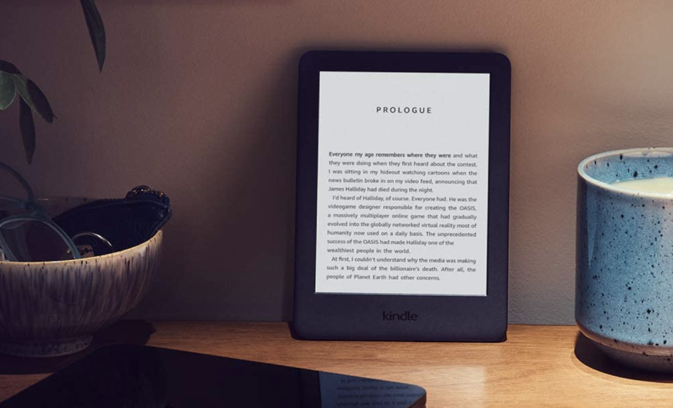 Kindle  con luz frontal. Foto: amazon.com
