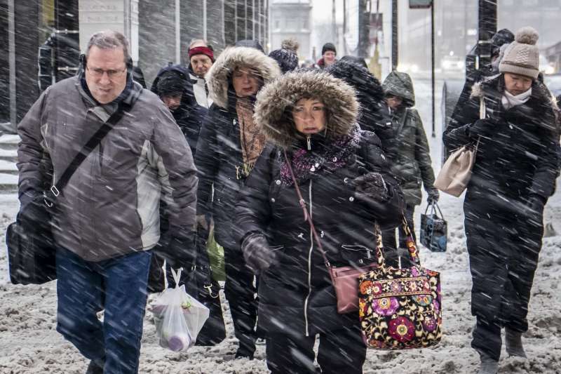 美國本周遭極地渦旋橫掃，面臨極端低溫（AP）