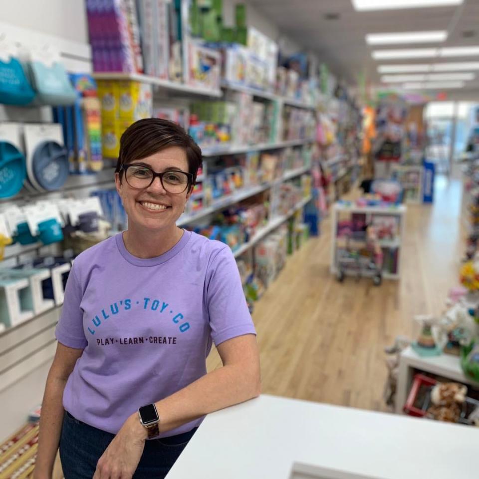 Lindsey Henry, a former kindergarten teacher, turned her idea for a toy store into a reality in just a few short months. The name Lulu's Toy Co. combines her nickname, Lindsey Lu, and her husband, Luke Henry’s nickname, Lou.