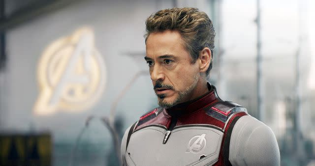 <p>Courtesy Everett Collection</p> Robert Downey Jr. as Tony Stark in 'Avengers: Endgame'