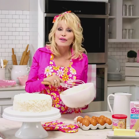 Dolly shares her favorite southern baking recipes in Duncan Hines' new line.