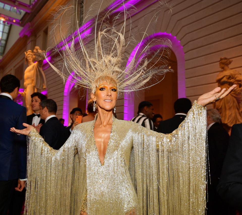 Dion at The 2019 Met Gala Celebrating Camp: Notes on Fashion