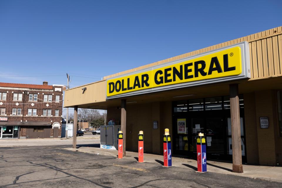 This is a file photo of a Dollar General store. Dollar General employees at a store in Mineral Point, Wisconsin quit and walked out over working conditions.