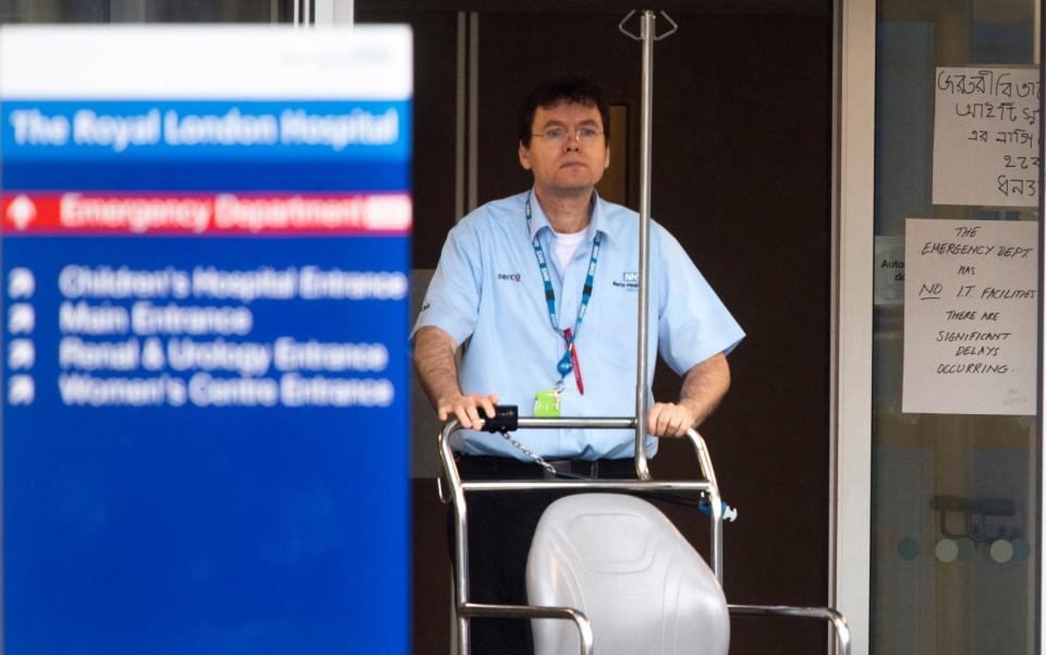 Outside the Royal London Hospital - Credit: Paul Grover/Telegraph