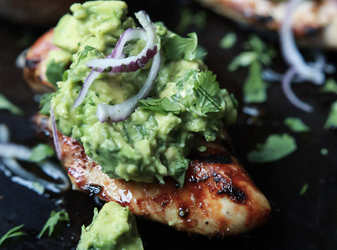 Cilantro Lime Chicken with Avocado Salsa