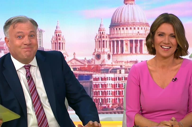 Ed has been presenting with co-host Susanna for three years on GMB