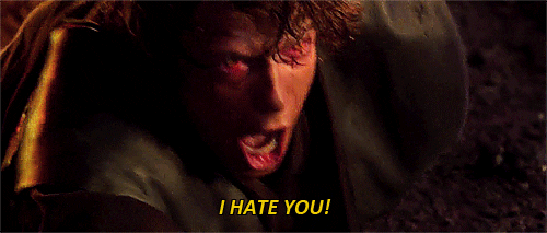 Anakin Skywalker Hate GIF - Find & Share on GIPHY