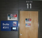 This is the entrance to our media booth where we film livestreaming coverage of the Republican National Convention. (Torrey AndersonSchoepe/Yahoo! News)