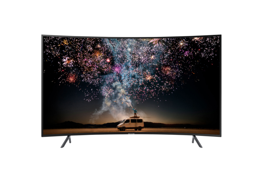 Samsung 65" 4K UHD HDR Curved LED Tizen Smart TV. Image via Best Buy.