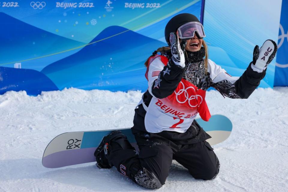 Chloe Kim, 2022 Women’s Snowboard Halfpipe Gold