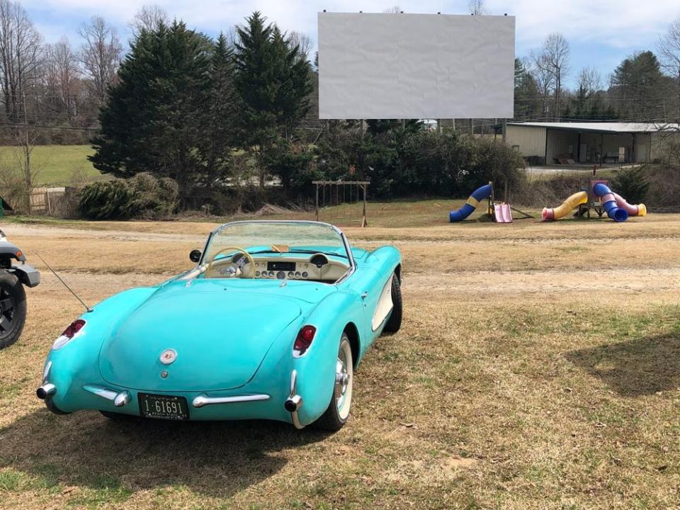 Here’s something from out of this world, at least to anyone under 40: a drive-in movie theater.