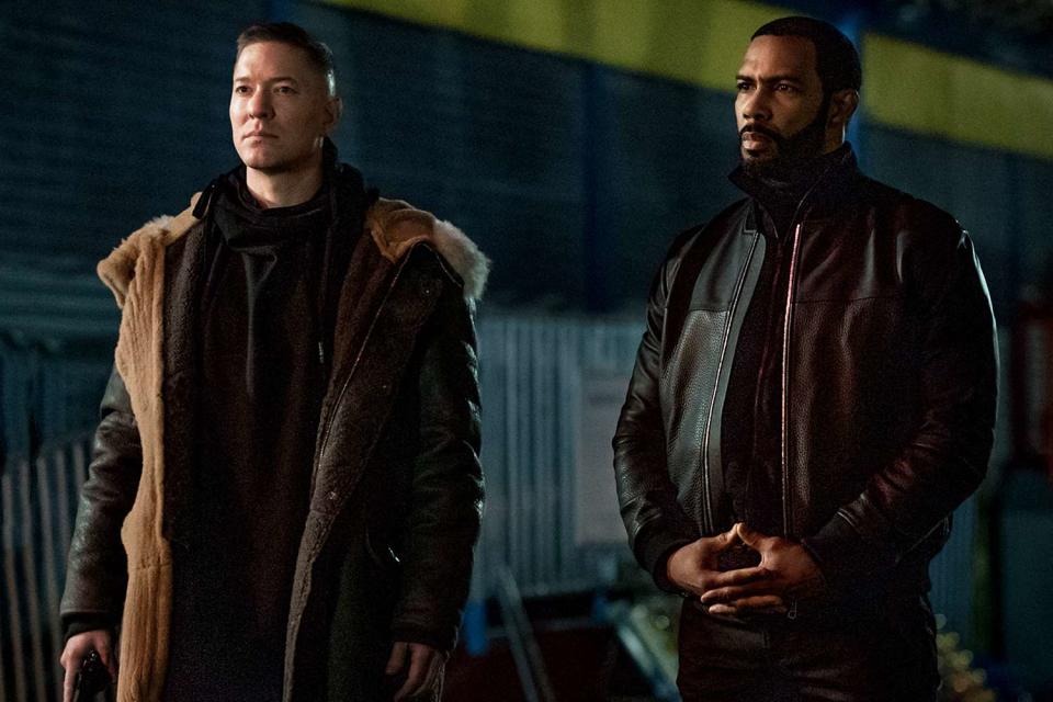 <p>STARZ</p> Joseph Sikora and Omari Hardwick in 