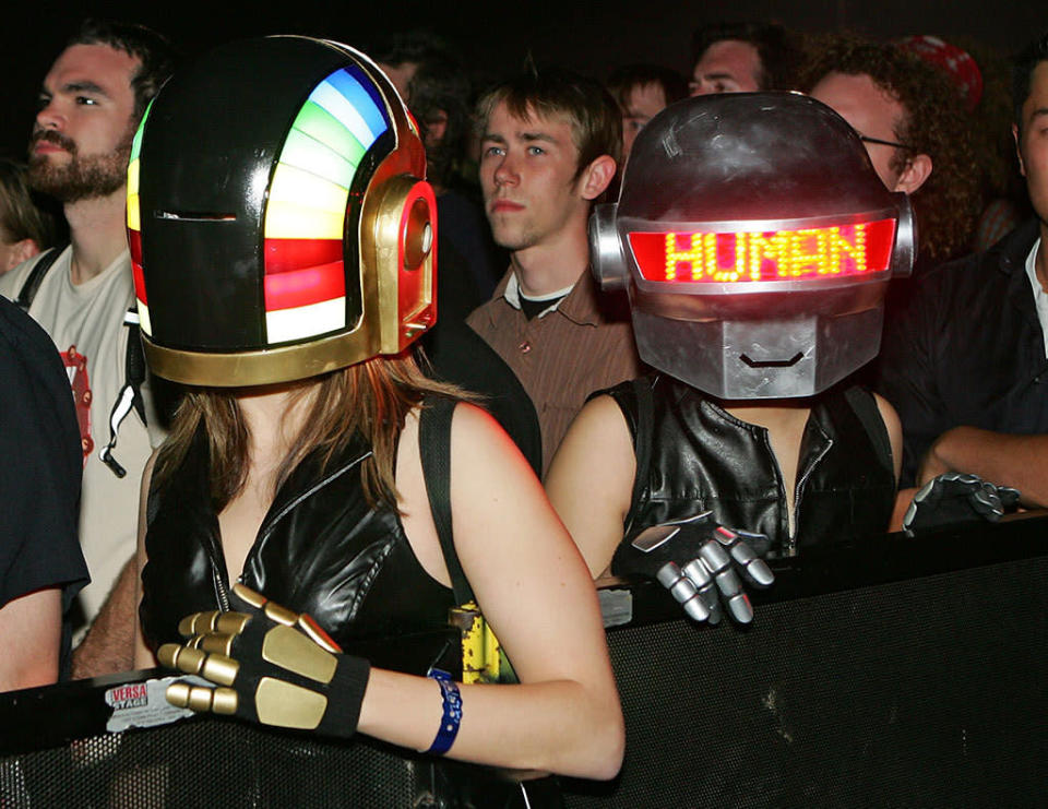 These Daft Punk fans are rocking some impressive headgear