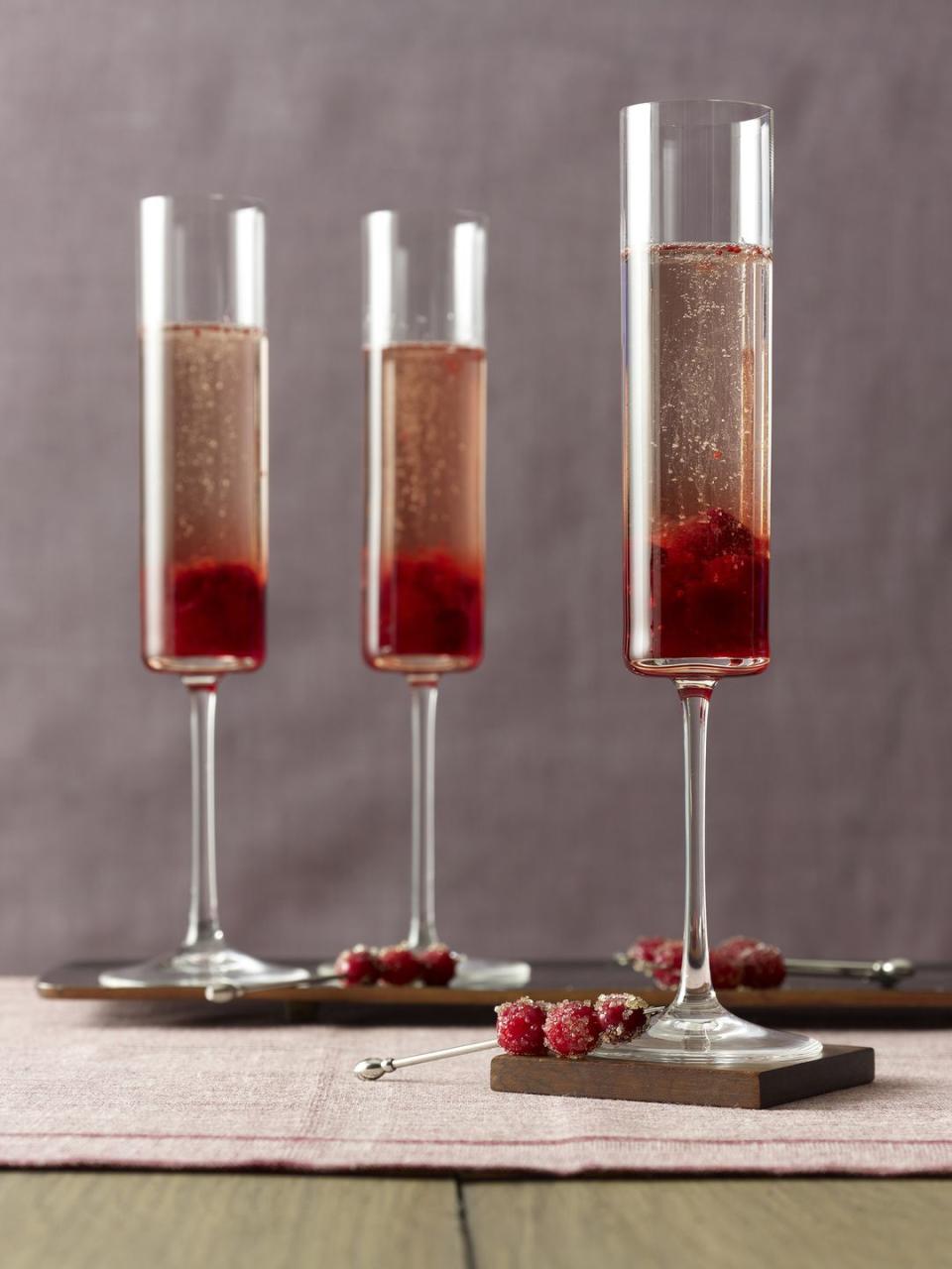 Cranberry Cava Cocktails