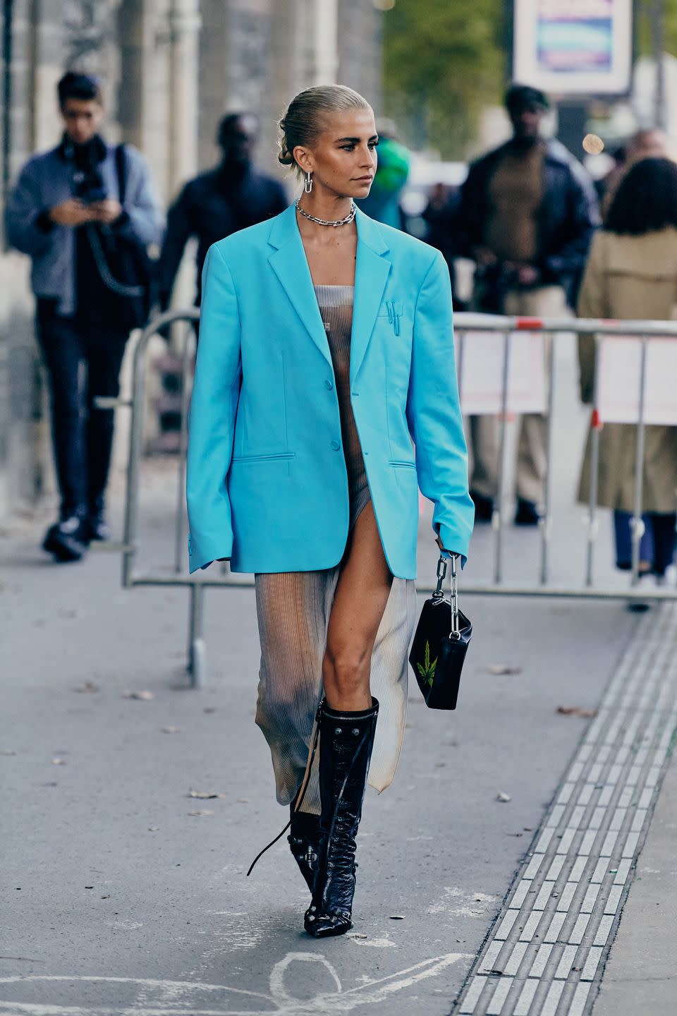 Doja, Naomi, Janet, Oh My! The Final Day of Paris Fashion Week Street Style