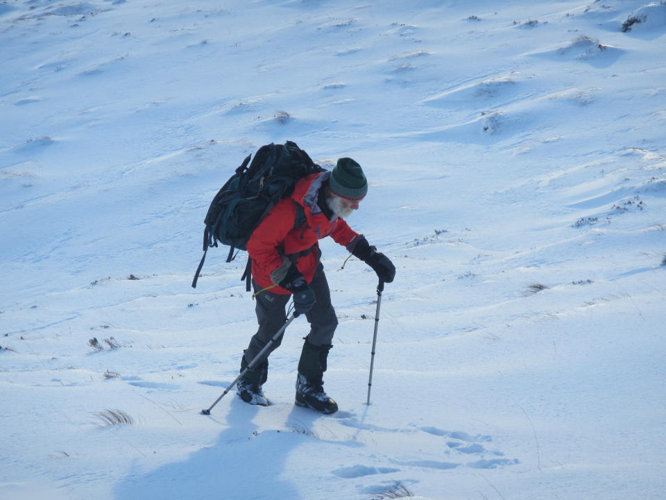 The 82-year-old has battled through all weather conditions to reach Scotland’s highest peaks (Gardner family/PA)