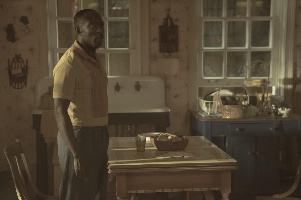 Michael Kenneth Williams plays Atticus' estranged father Montrose Freeman in "Lovecraft Country."