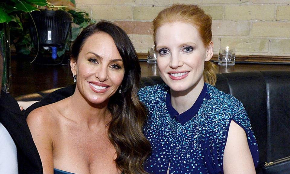 Molly Bloom and Jessica Chastain