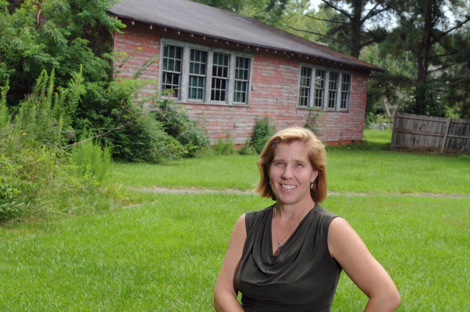 Claudia Stack, an educator, write and filmmaker who worked to preserve Rosenwald school buildings such as the one pictured in Rocky Point, died on Christmas Eve.