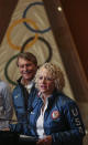 Salt Lake City Mayor Jackie Biskupski speaks during a news conference, Friday, Dec. 14, 2018 in Salt Lake City. Salt Lake City got the green light to bid for the Winter Olympics — most likely for 2030 — in an attempt to bring the Games back to the city that hosted in 2002 and provided the backdrop for the U.S. winter team's ascendance into an international powerhouse. (Steve Griffin/The Deseret News via AP)