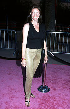 Mimi Rogers , a star of the original Austin Powers and currently angering Dana Scully on "The X-Files," at the Los Angeles premiere for Austin Powers: The Spy Who Shagged Me Photo by Jeff Vespa/Wireimage.com