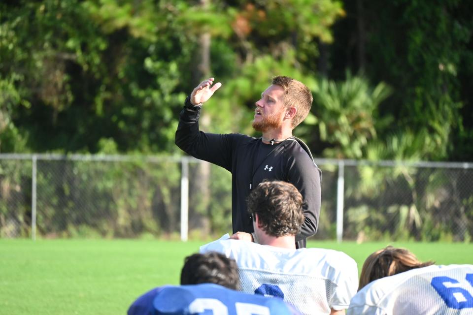 Menendez coach Matt Potak stepped down after two years in charge of Falcons football.