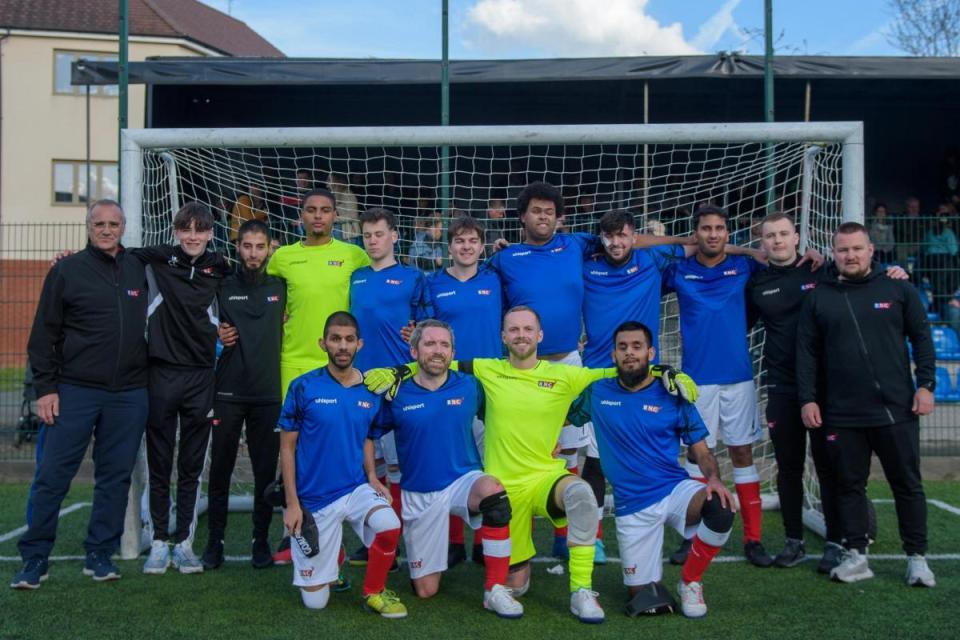 The RNC Hereford side who sit top of the European Blind Football League <i>(Image: Will Cheshire)</i>