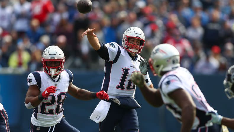 Tom Brady didn’t have the best day against Tennessee, and he accepted “lumps” from Dion Lewis.
