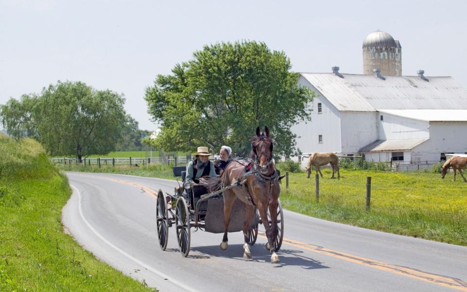 The Amish first settled in Pennsylvania after fleeing persecution in 18th century Europe