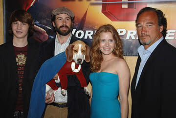 Alex Neuberger , Jason Lee , Amy Adams and James Belushi at the New York premiere of Walt Disney Pictures' Underdog